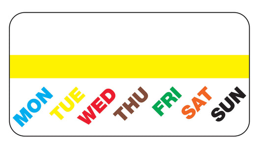 CFA 7-Day labels (yellow)