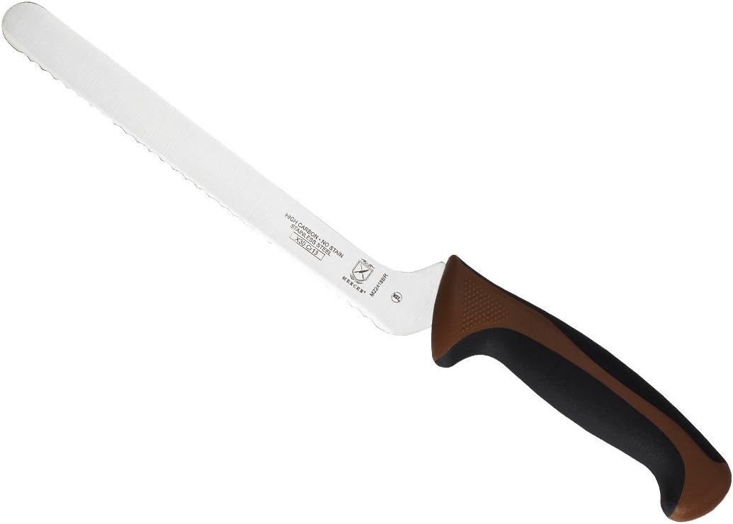 8" Millennia Bread Knife-offset, wavy edge by Mercer Culinary