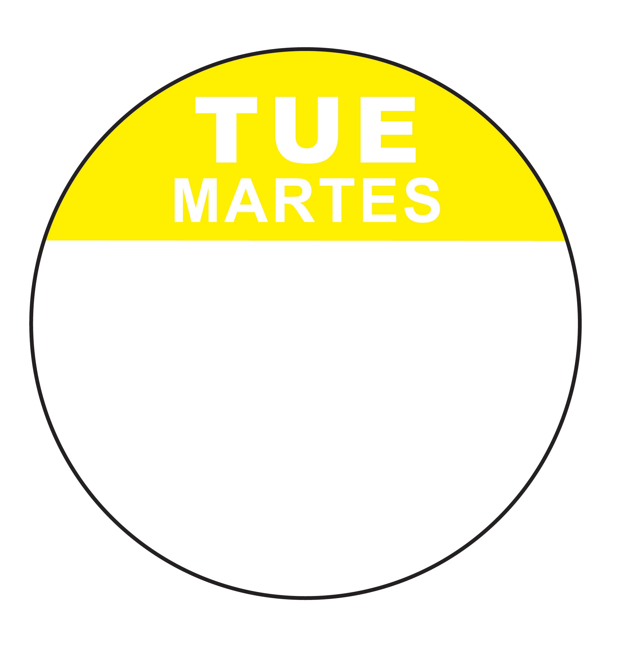 Tuesday - Martes 1